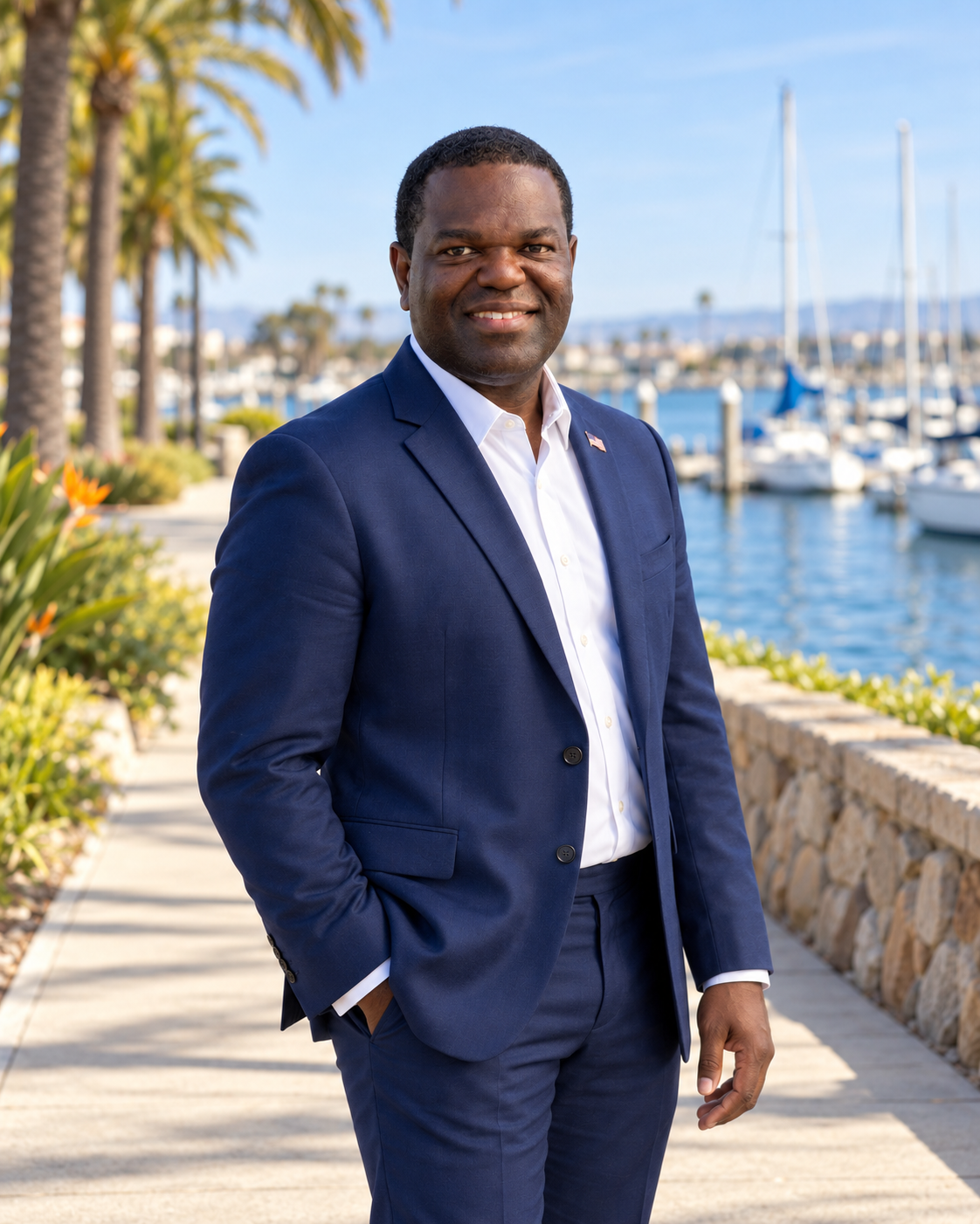 Alvin Nelson en el malecón de Pittsburg
